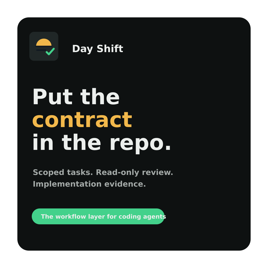 Square Day Shift social card.